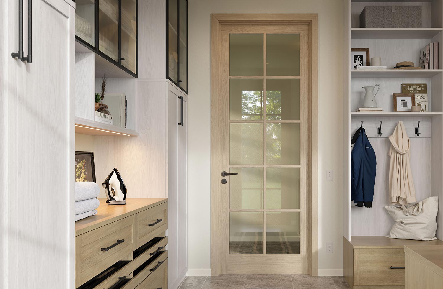 Soluciones de almacenamiento con bancos y asientos de ventana | California  Closets, image size:1500x980